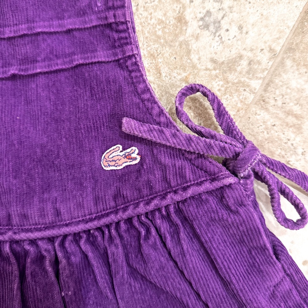 Vintage 1960s Era Lacoste Corduroy Dress